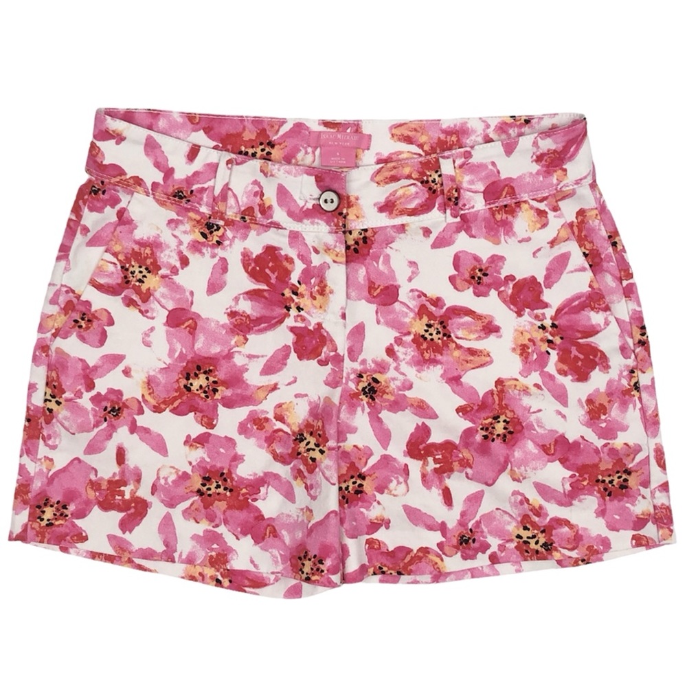 Isaac Mizrahi Floral Short Shorts Size 6